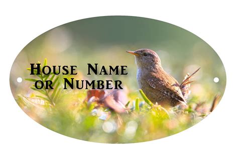 Metal Bird House Sign 